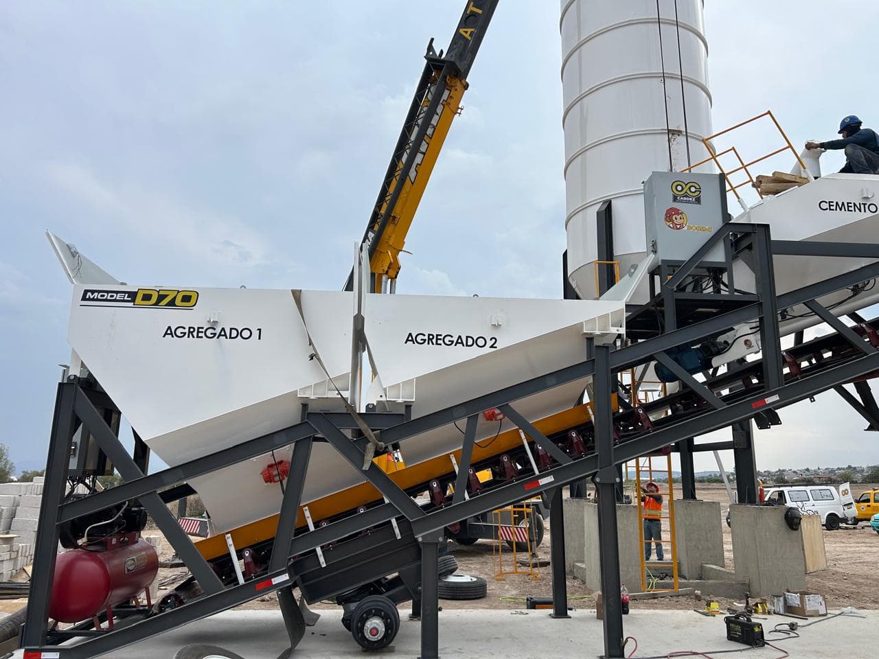Planta dosificadora de concreto D70 Bosemi