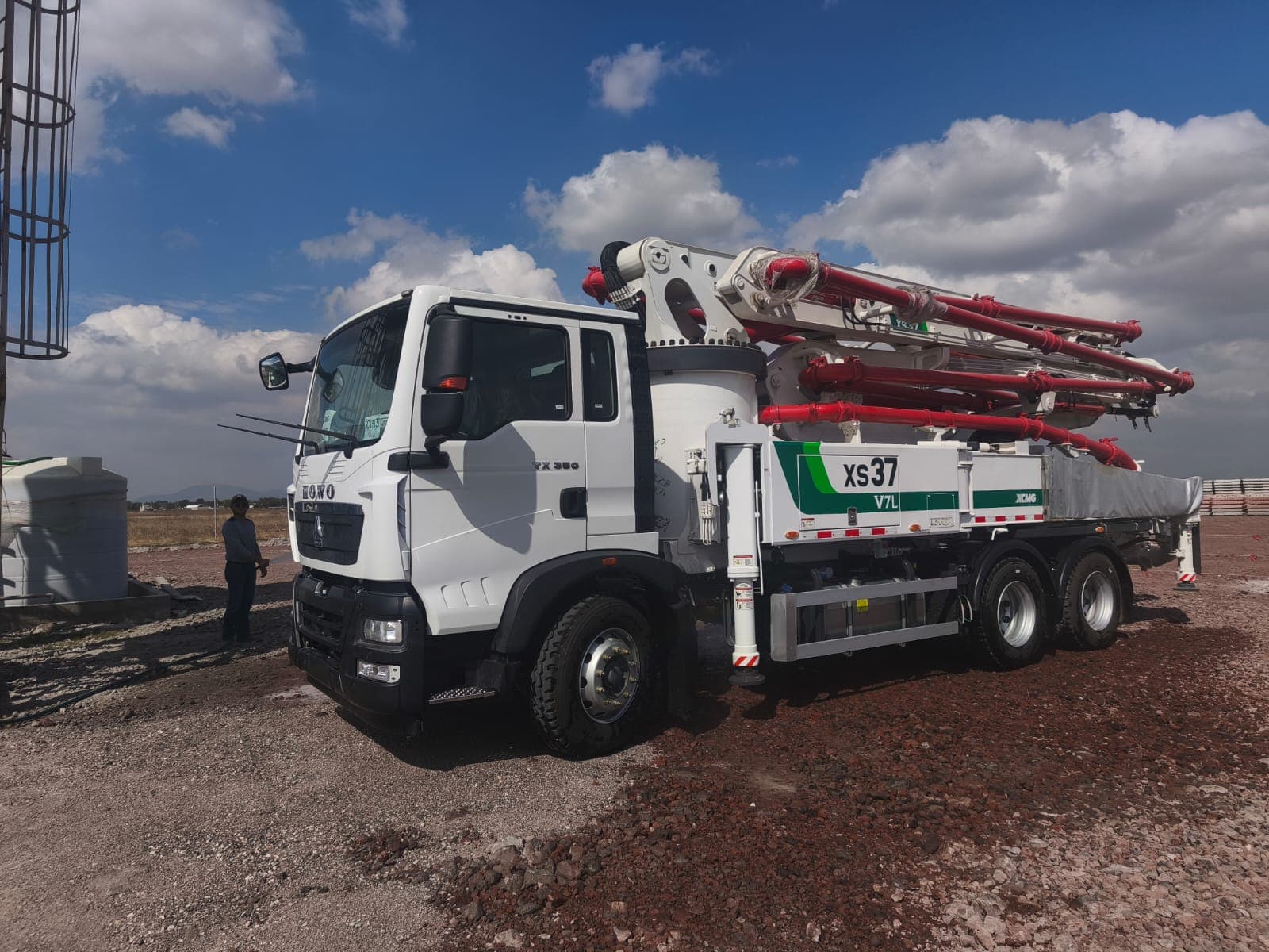 Bombas de Concreto Sinotruk Howo